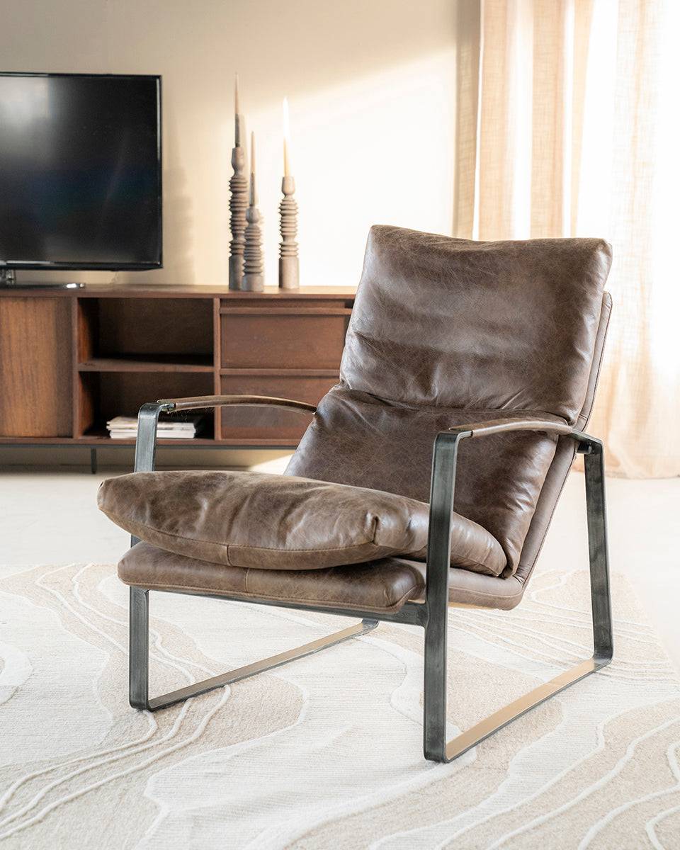 Lex Vintage Leather Armchair