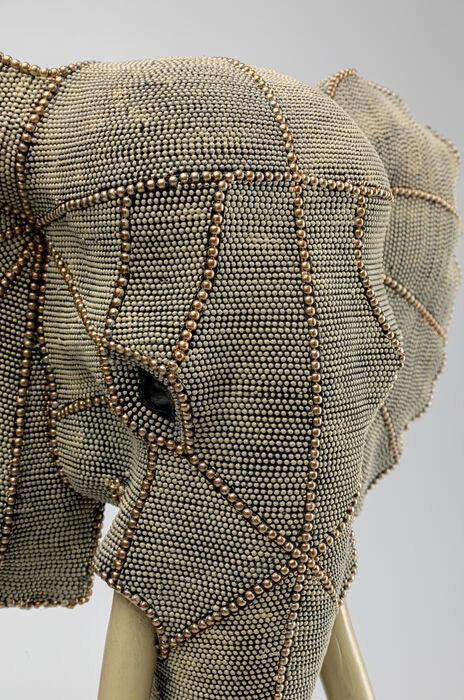 Elephant Head Pearls Deco Object - WOO .Design