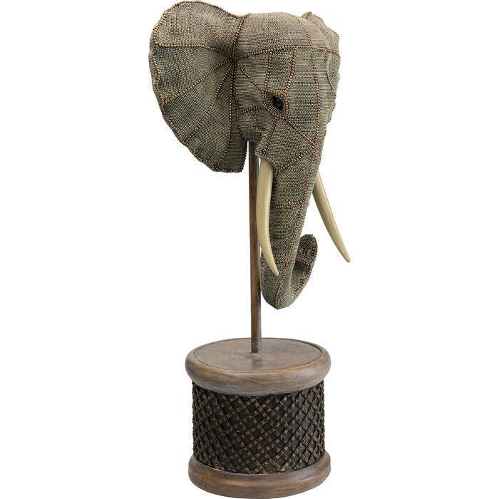 Elephant Head Pearls Deco Object - WOO .Design