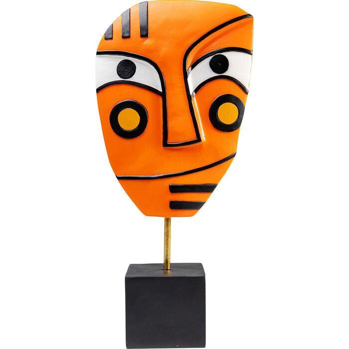 Face Orange Deco Object - WOO .Design