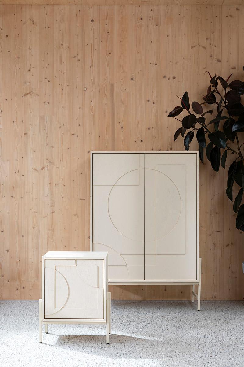 Faces Beige Cabinet - WOO .Design