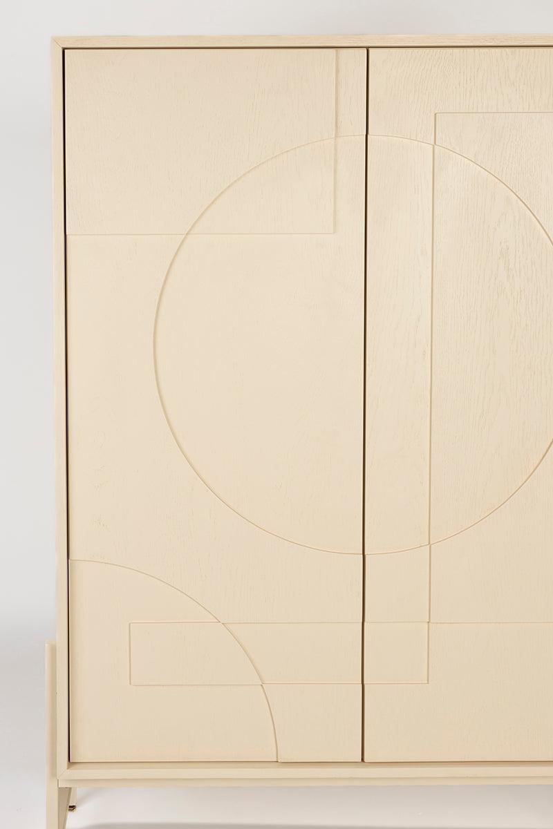 Faces Beige Cabinet - WOO .Design