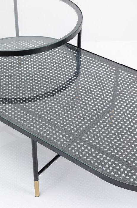 Fence Black Metal Coffee Table - WOO .Design