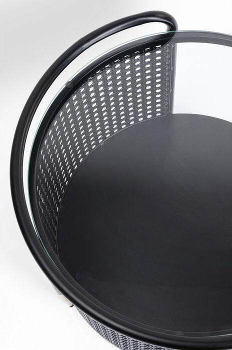 Fence Black Metal Side Table - WOO .Design