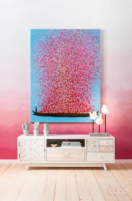 Flower Boat Canvas Picture - WOO .Design