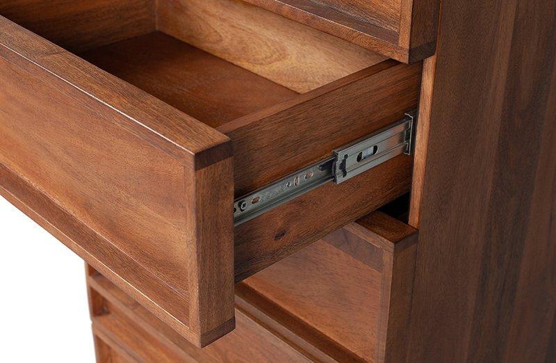 Forrest Mango Wood 5 Drawers Cabinet - WOO .Design