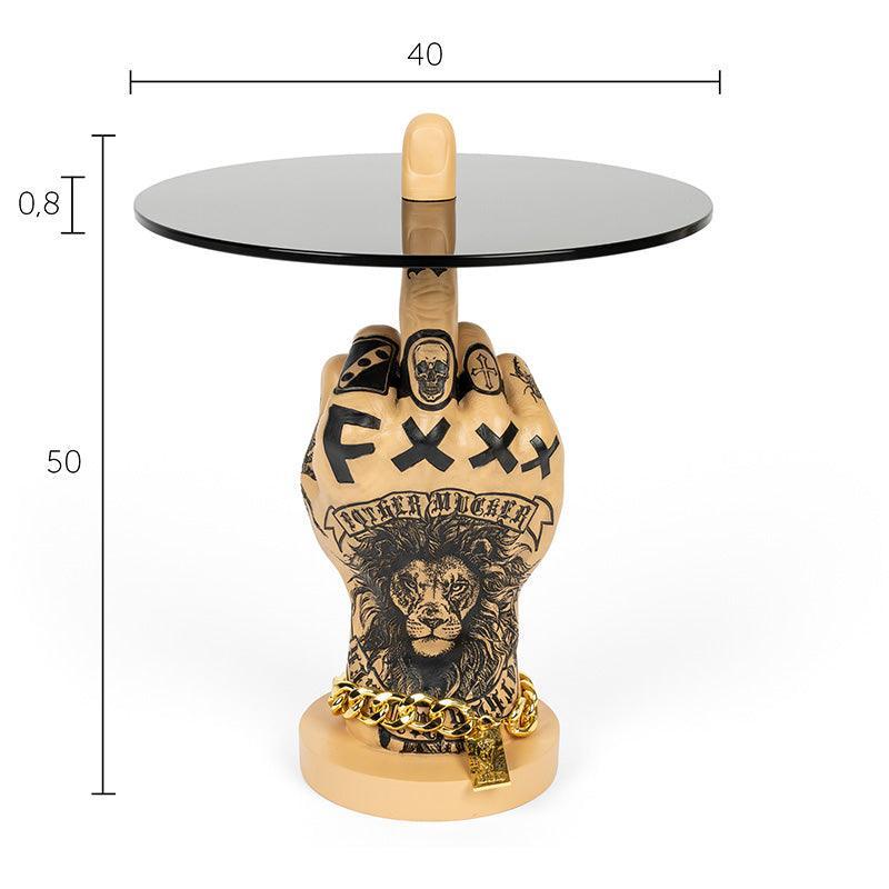 Fother Mucker Lion Side Table - WOO .Design