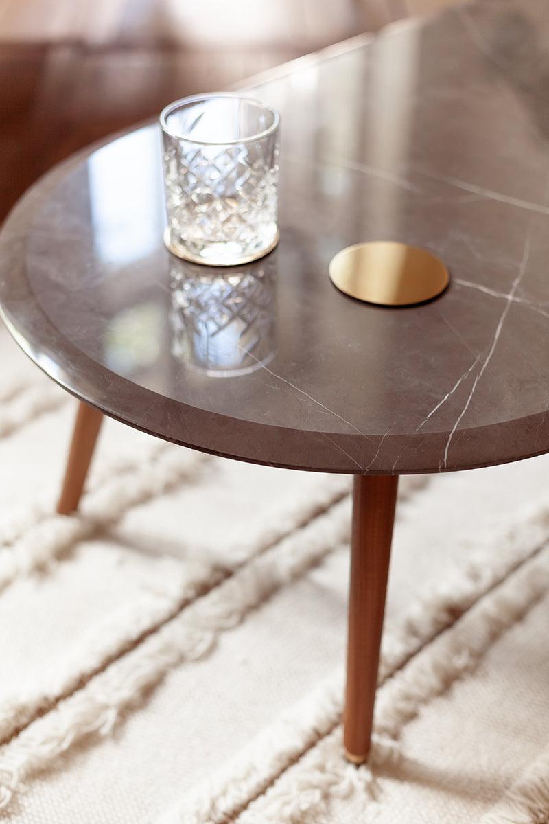 Fox Marble Round Coffee Table - WOO .Design