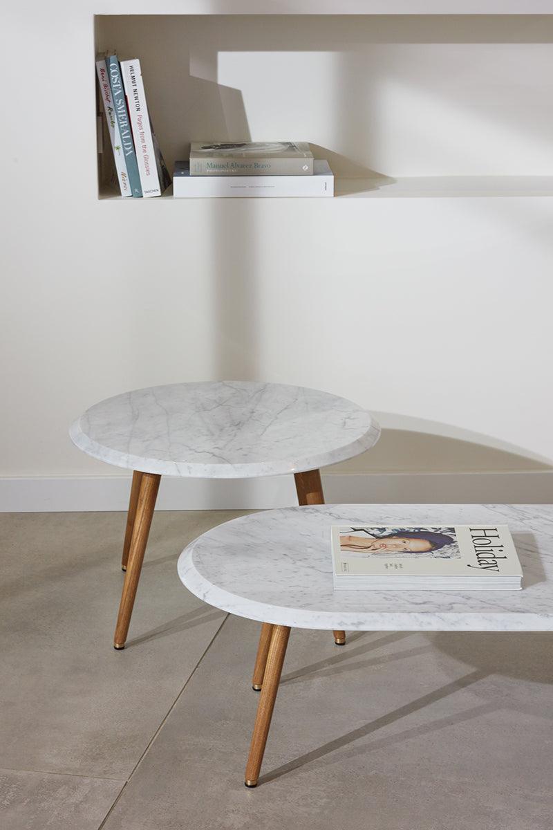 Fox Marble Round Coffee Table - WOO .Design