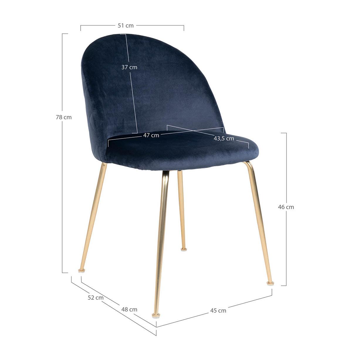 Geneve Velvet Dining Chair (2/Set) - WOO .Design