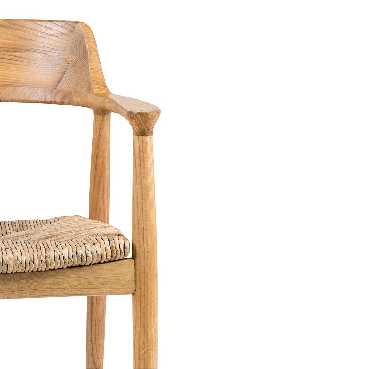 Getafe Natural Sungkai Wood Dining Chair (2/Set) - WOO .Design