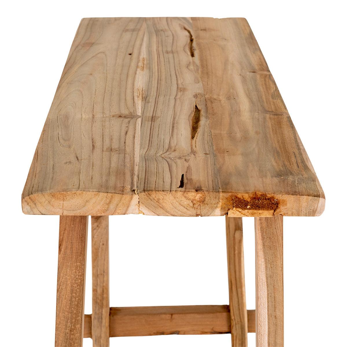 Girona Natural Teak Wood Console Table - WOO .Design