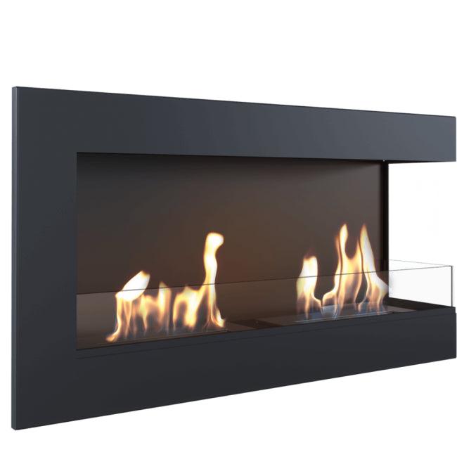 Glazing for Delta 900 Corner Right Bio Fireplace - WOO .Design