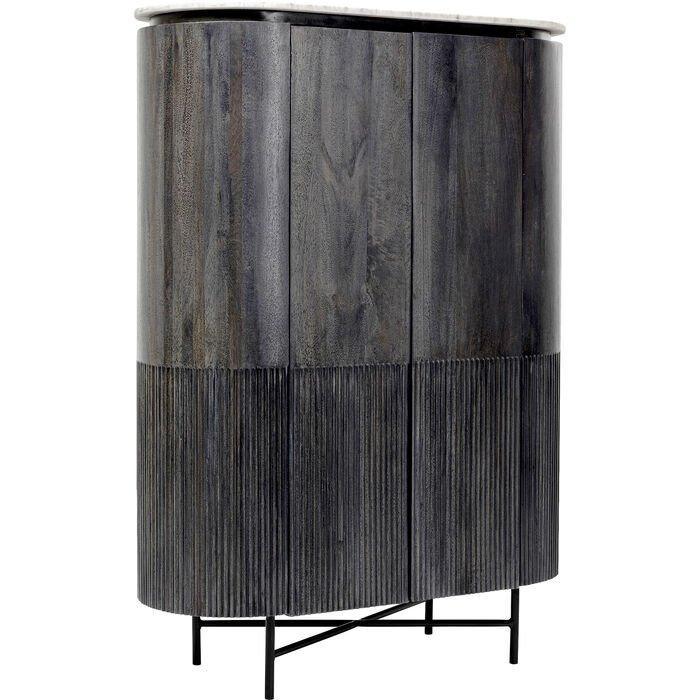 Glenn Mango Wood-Marble Cabinet - WOO .Design