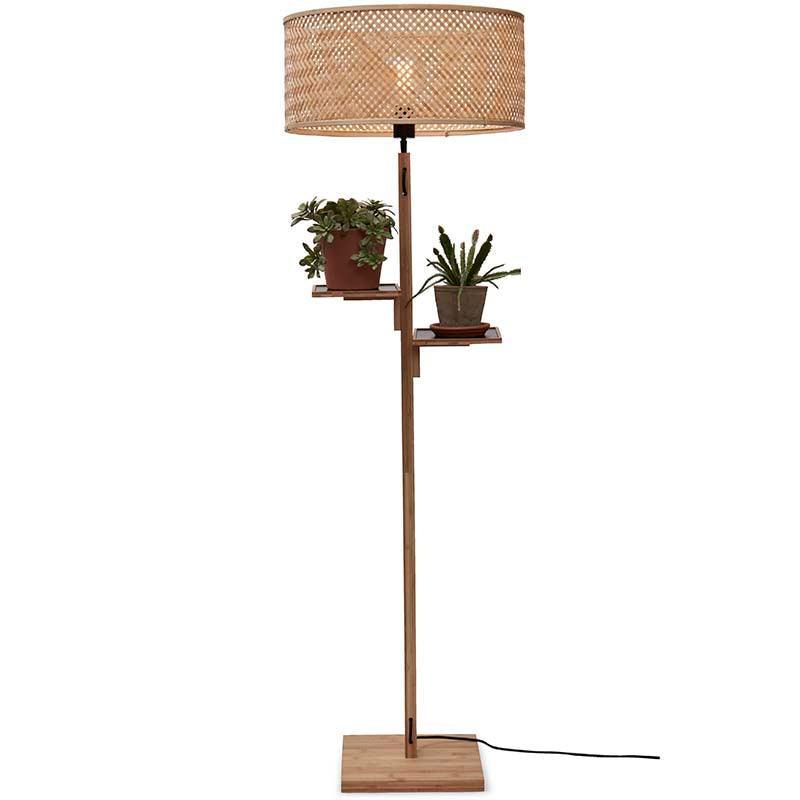 Java Floor Lamp with Shelves by Good&Mojo