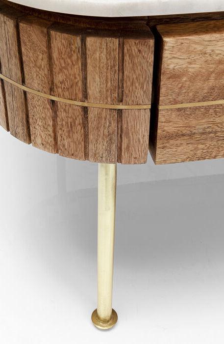 Grace Mango Wood/Marble Coffee Table - WOO .Design