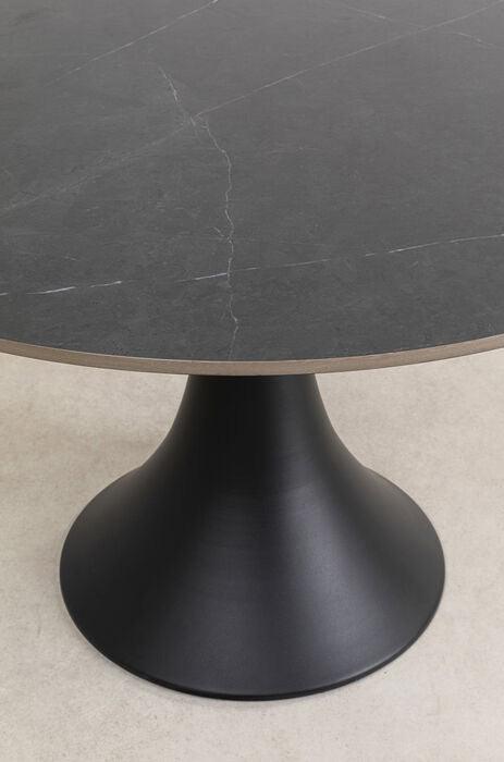 Grande Possibilita Black Round Table - WOO .Design