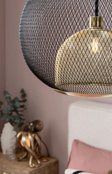 Wire mesh deals pendant light