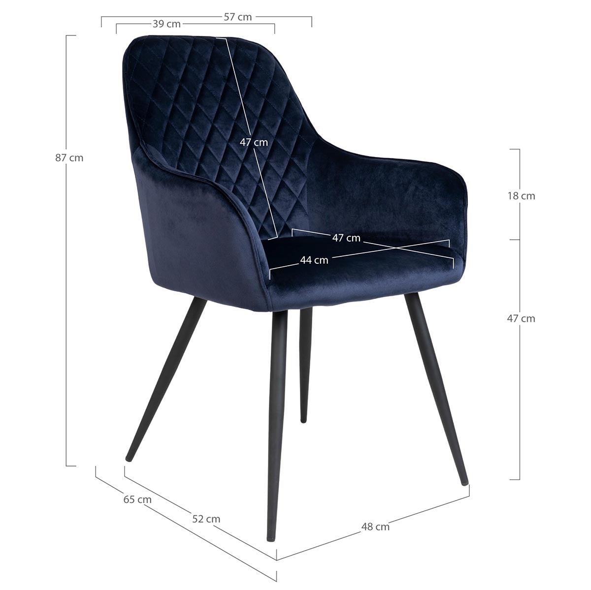 Harbo Velvet Dining Chair (2/Set) - WOO .Design