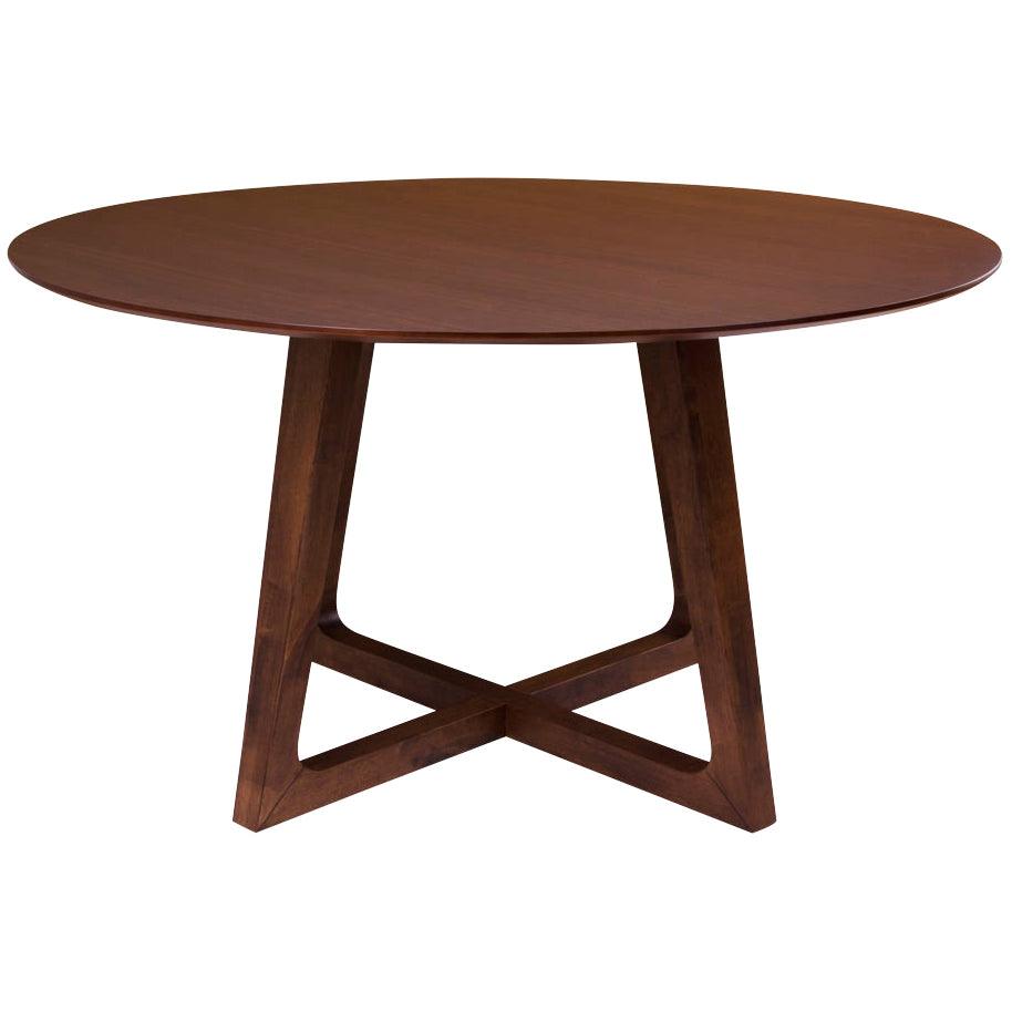 Hellerup Walnut Round Dining Table - WOO .Design