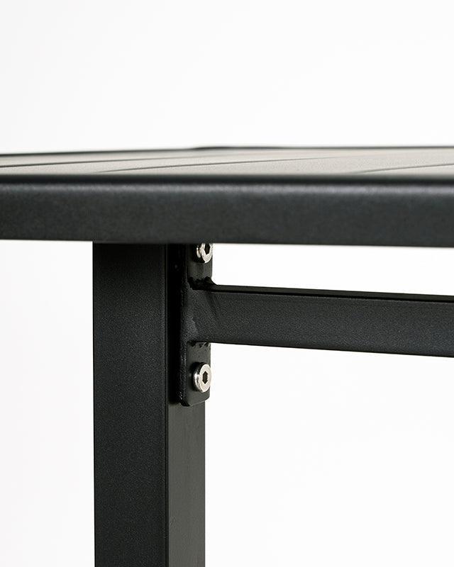 Helo Black Rectangular Table - WOO .Design