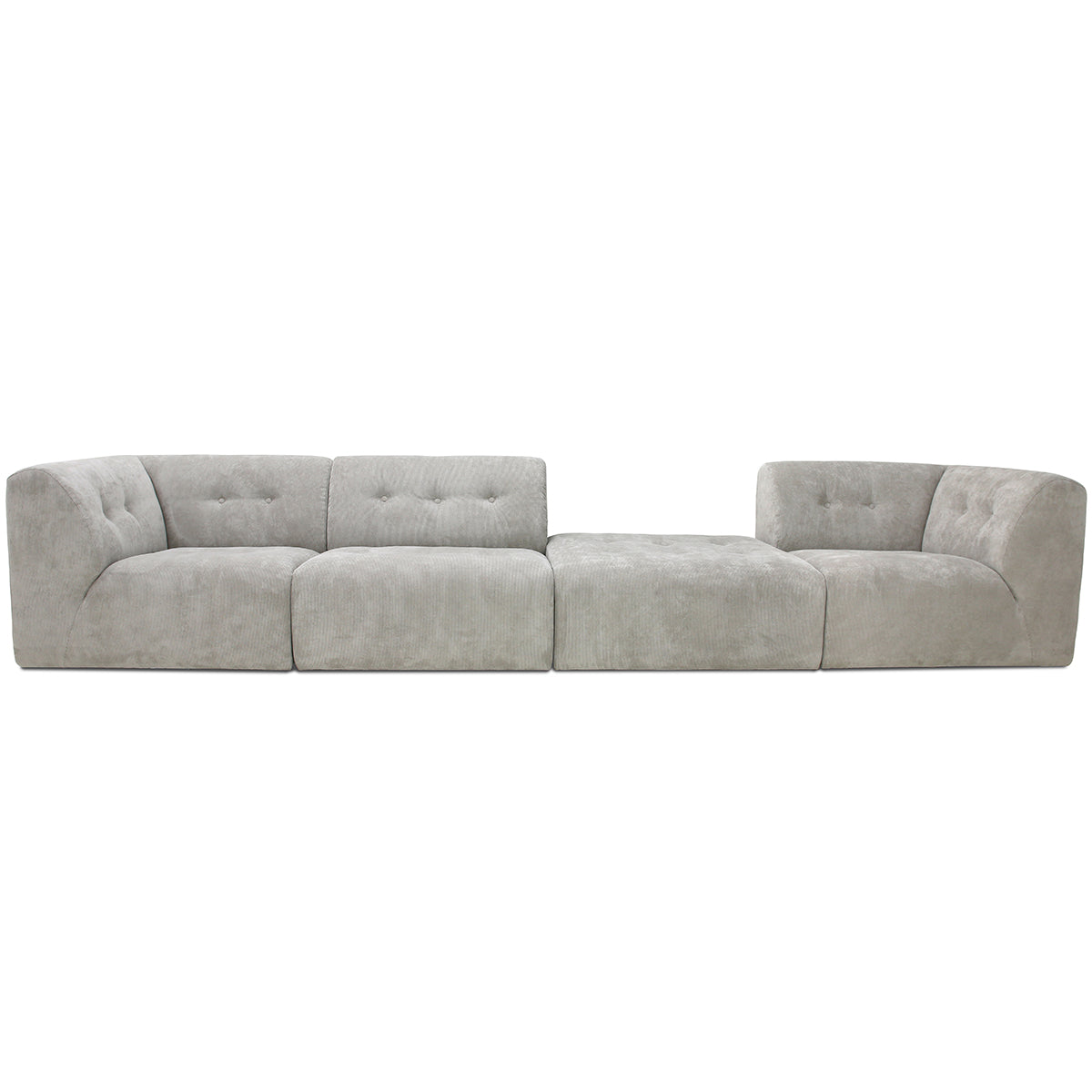 Vint Corduroy Rib Couch - Element Left 1.5 Seat