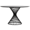 Oliver Black Round Dining Table