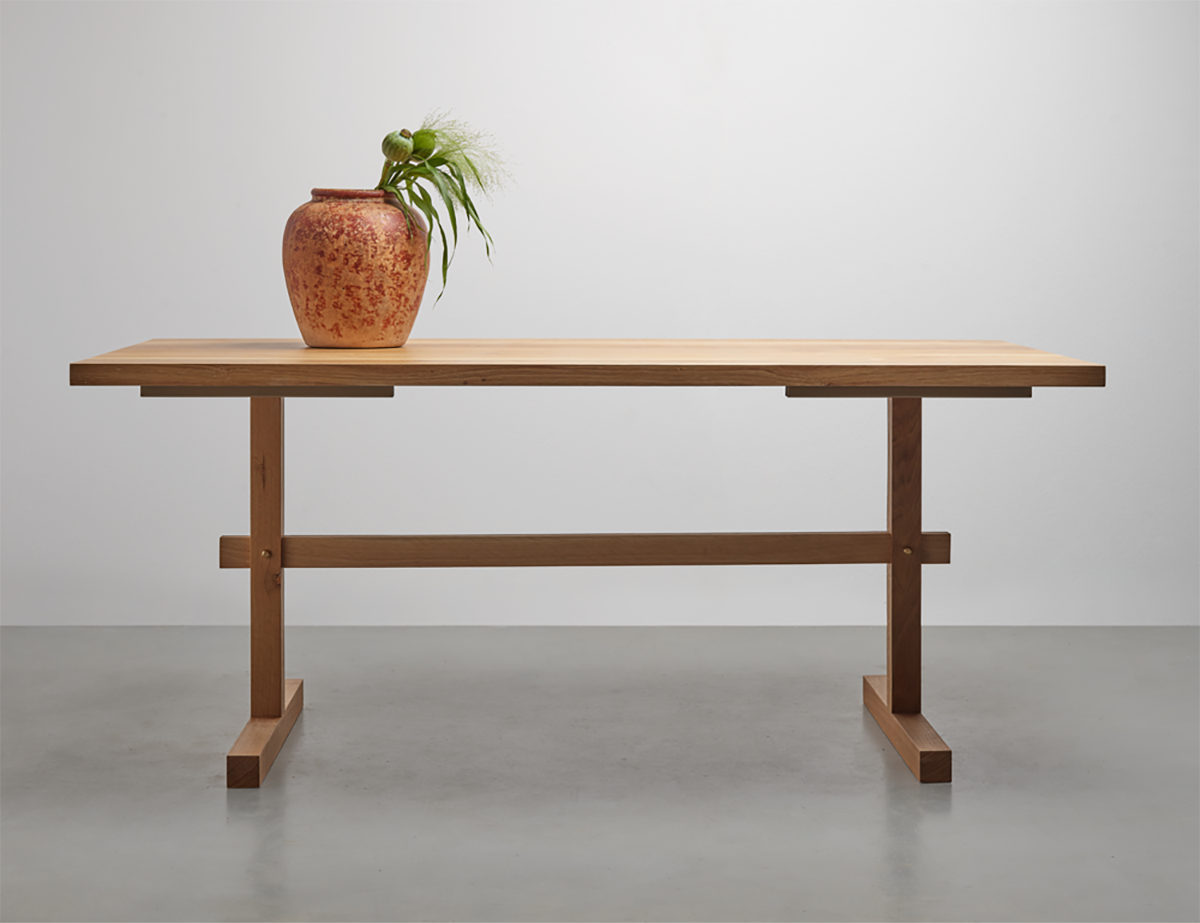 Ben Oak Wood Dining Table