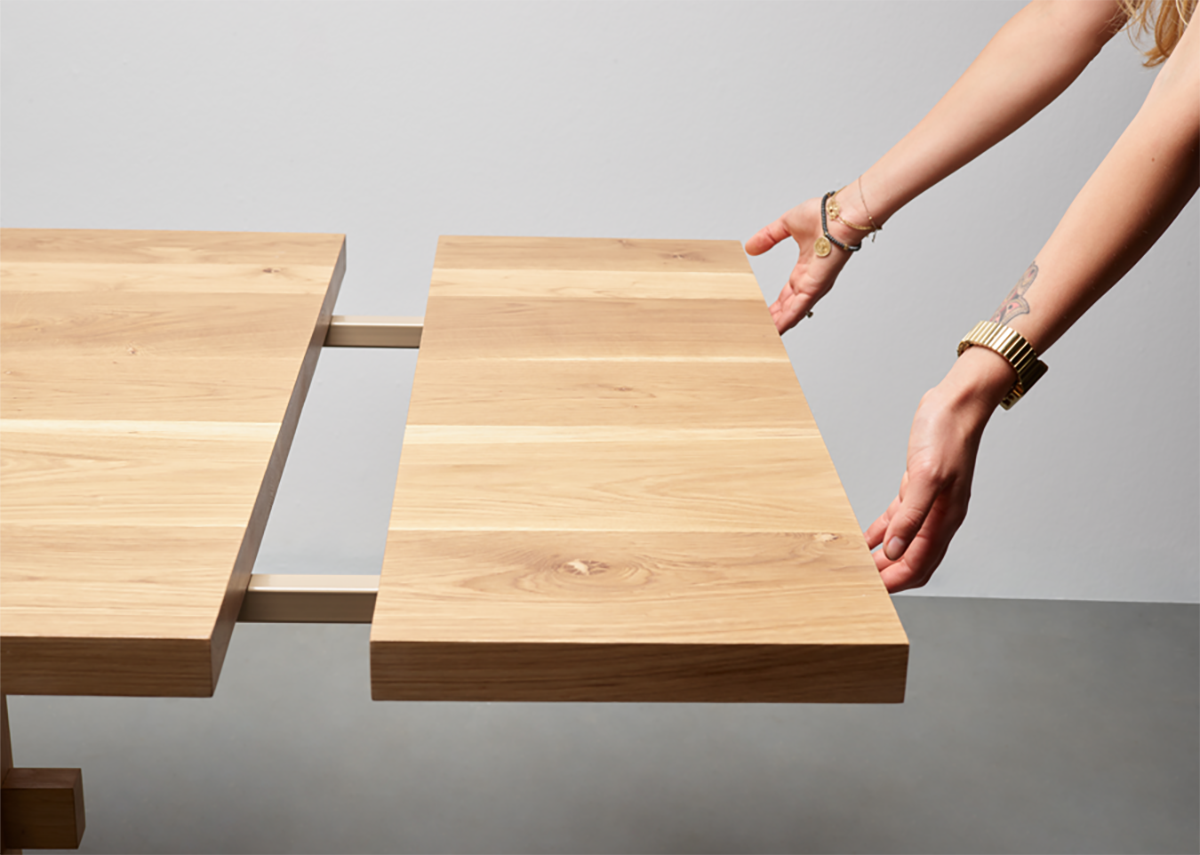 Ben Oak Wood Dining Table