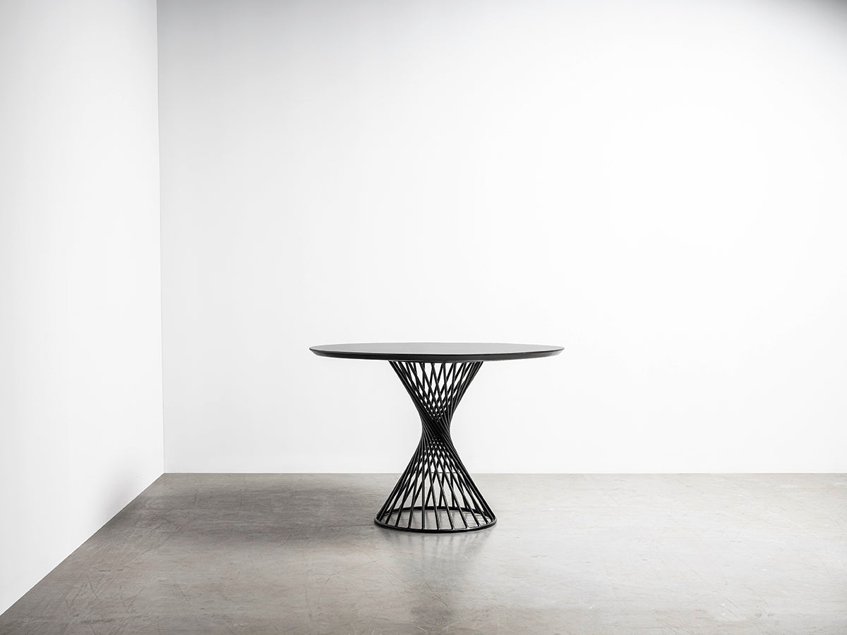 Oliver Black Round Dining Table