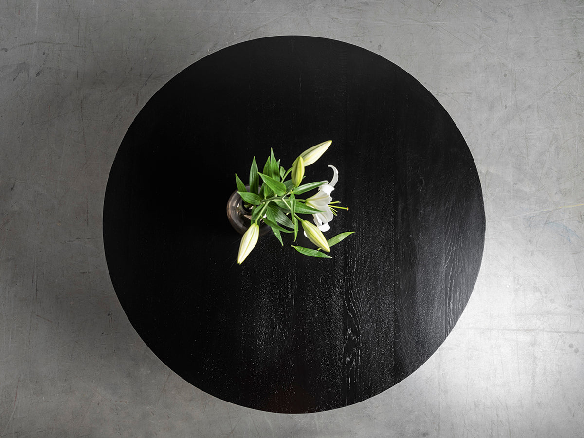 Oliver Black Round Dining Table