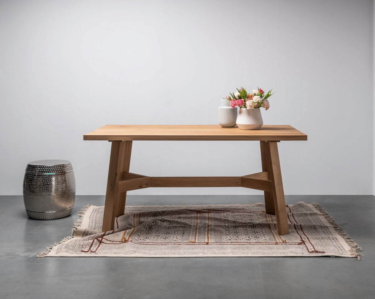 Anne Oak Wood Dining Table