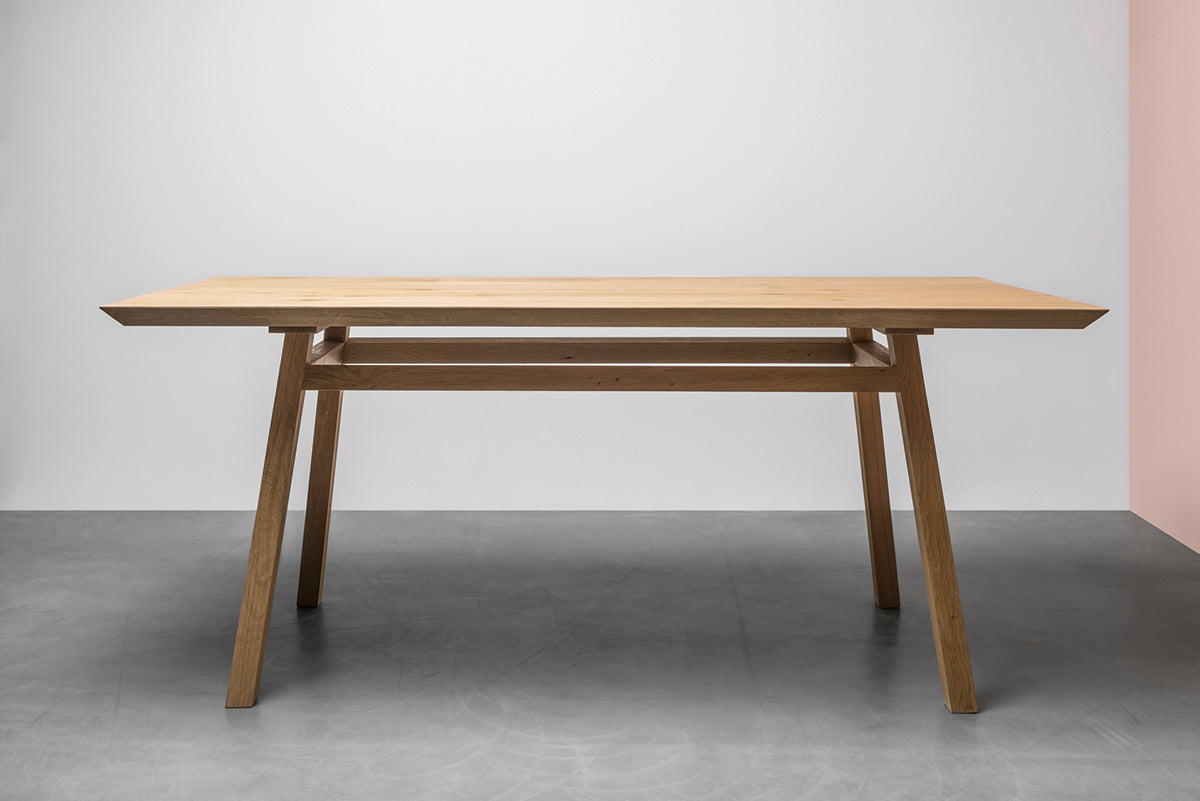 George Oak Wood Dining Table