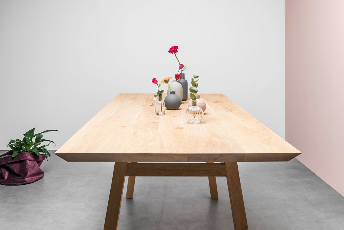 George Oak Wood Dining Table