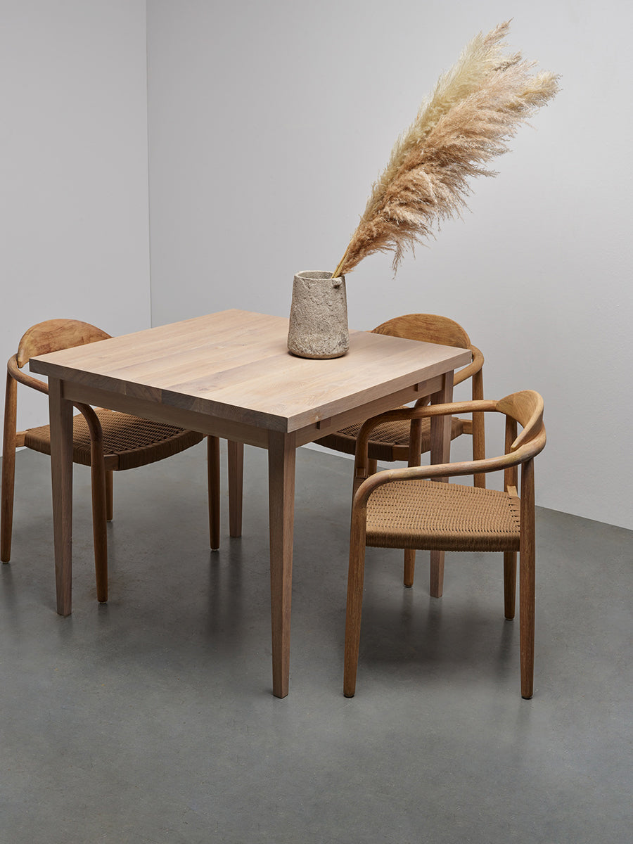 Sophie Oak Wood Extendable Dining Table