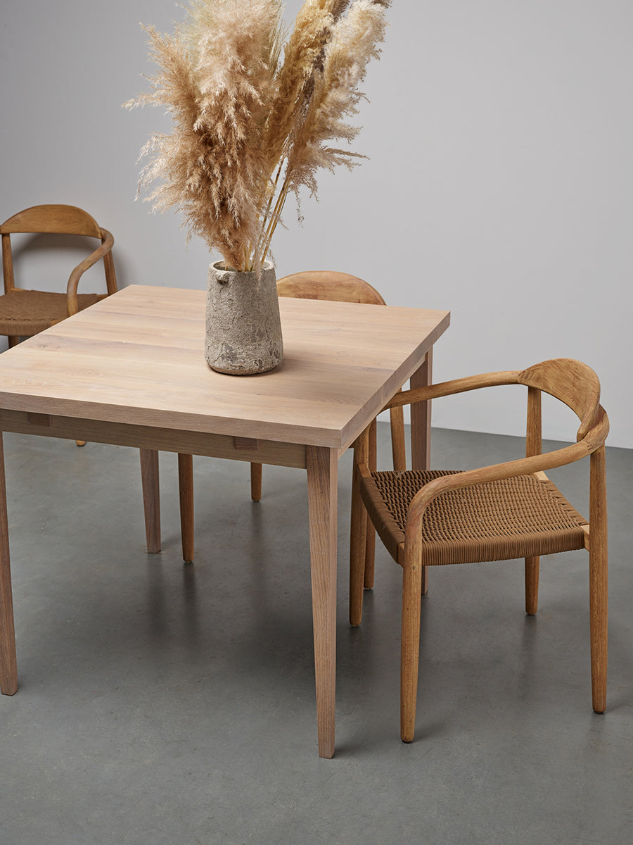 Sophie Oak Wood Extendable Dining Table