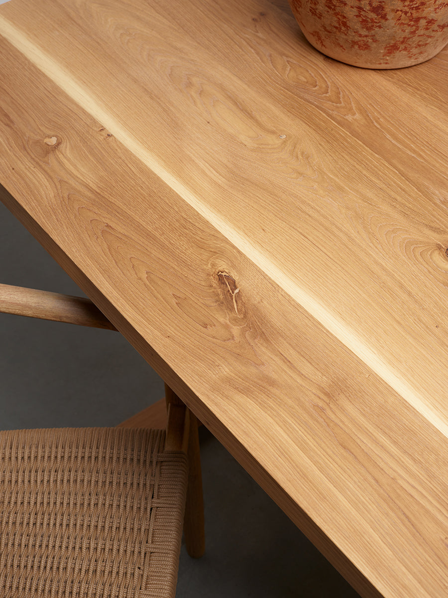 Ben Oak Wood Dining Table