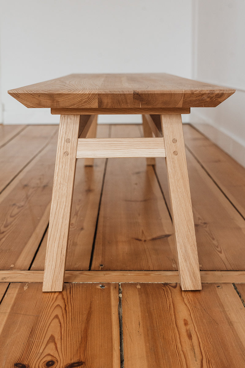 George Oak Wood Bench