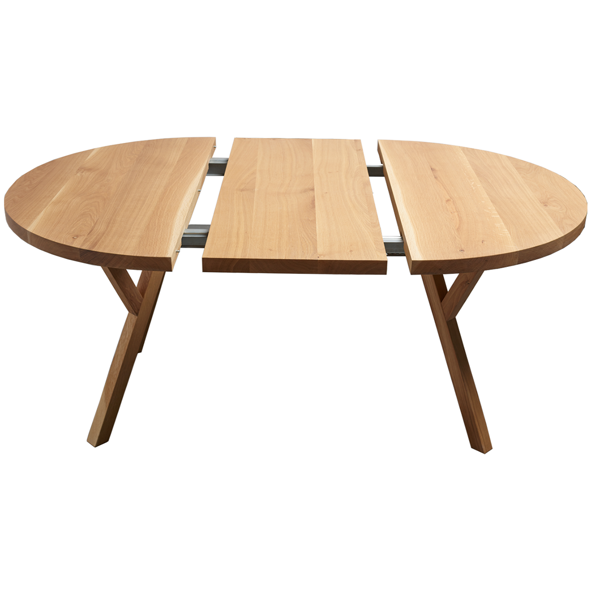 Gloria Oak Wood Round Dining Table