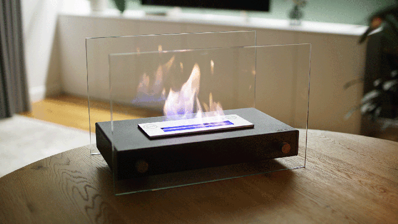 Hotel Mini Bio Fireplace - WOO .Design