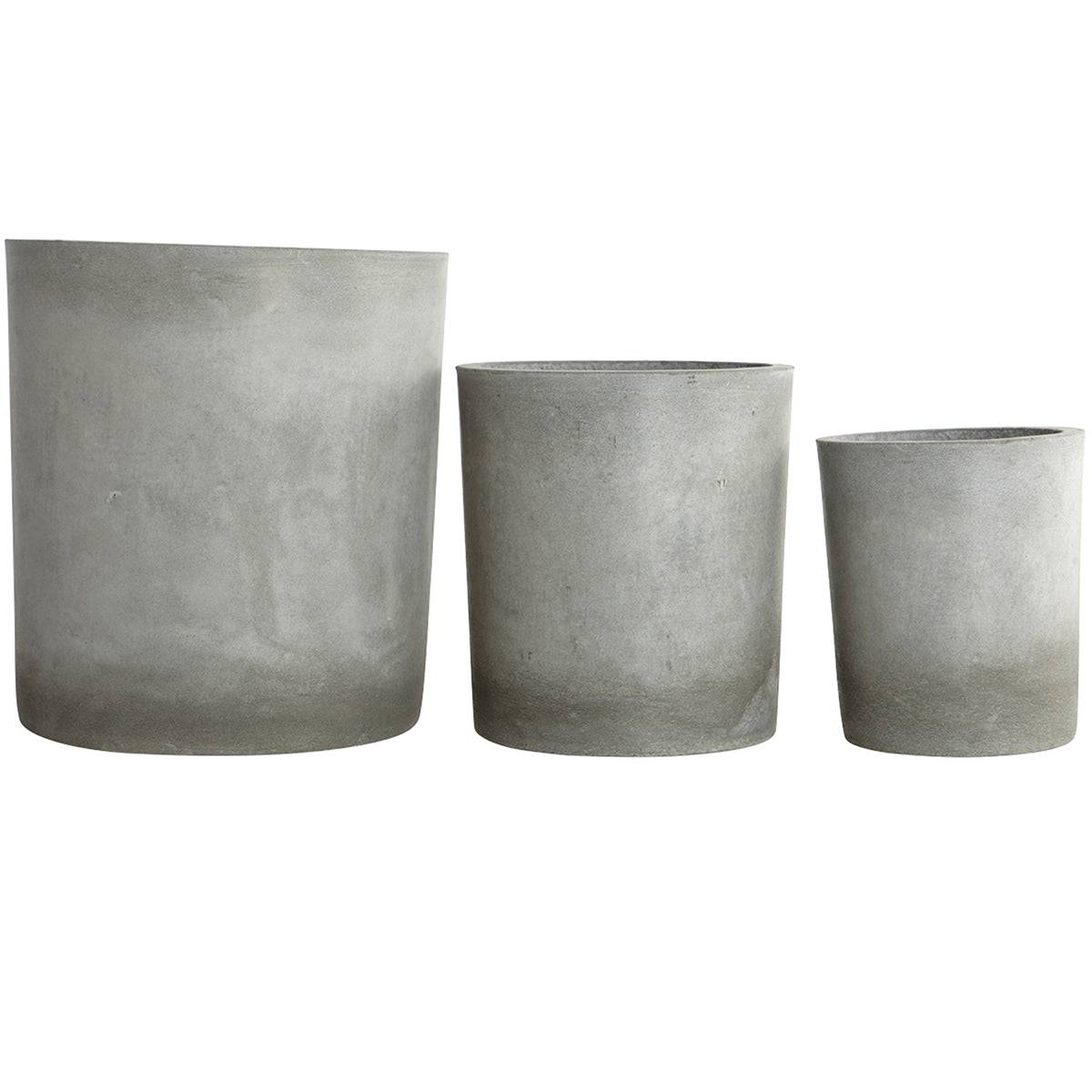 Ave Light Grey Planter (3/Set)