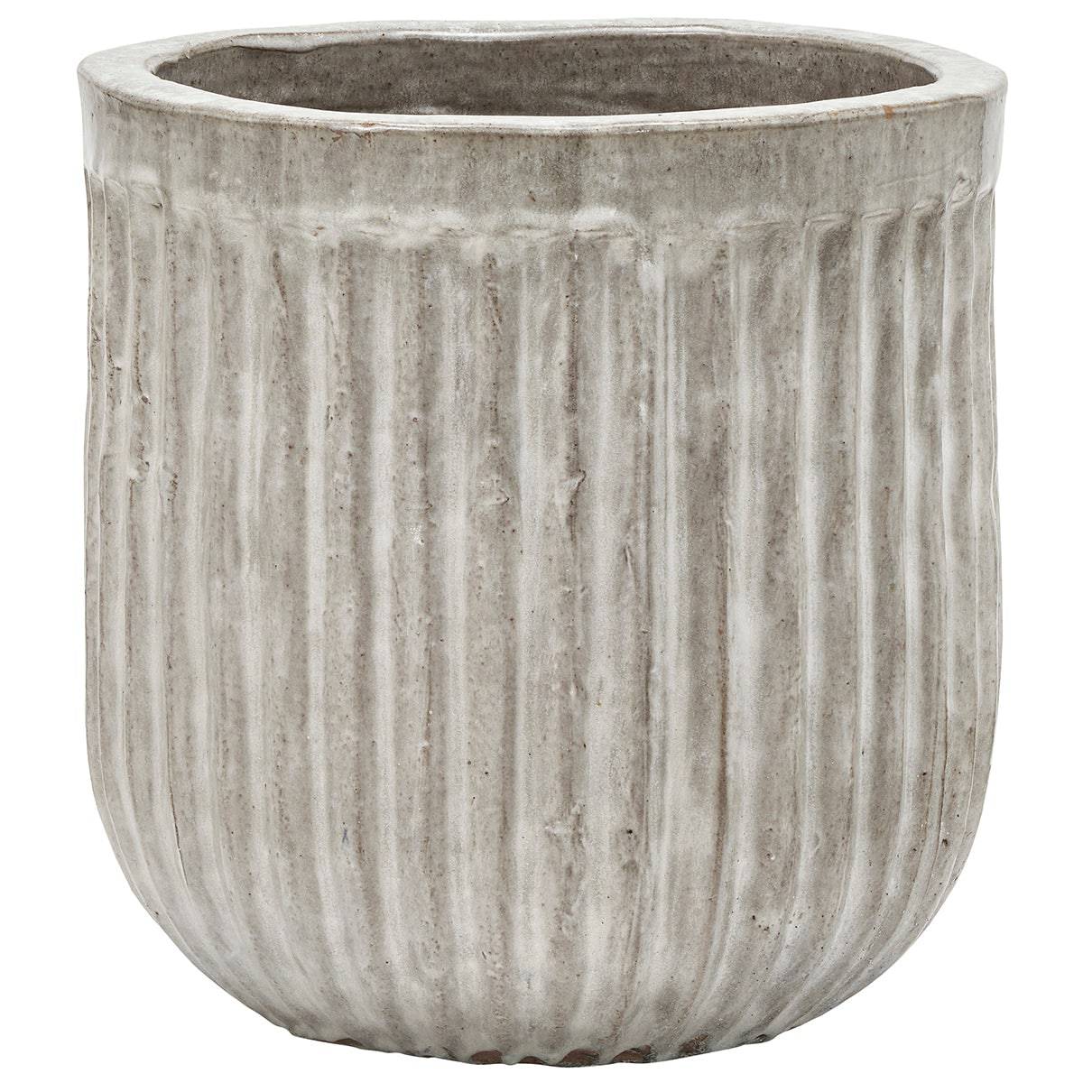 Pharao Antique Grey/Brown Planter (2/Set)