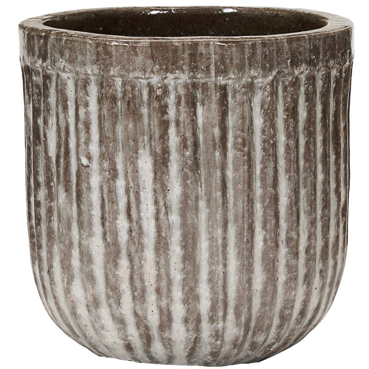 Pharao Antique Grey/Brown Planter (2/Set)