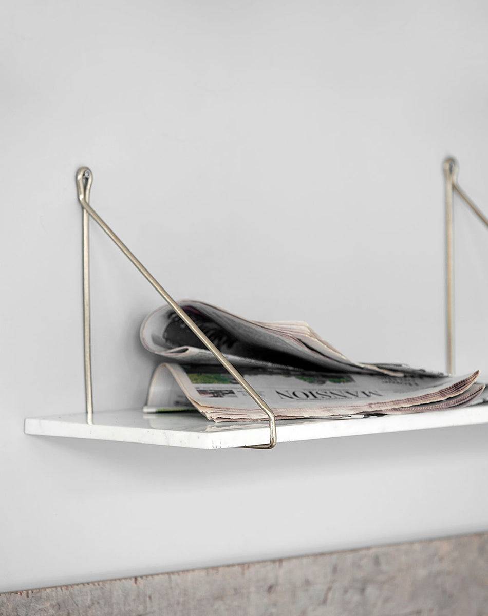 Marble Shelf with Brackets