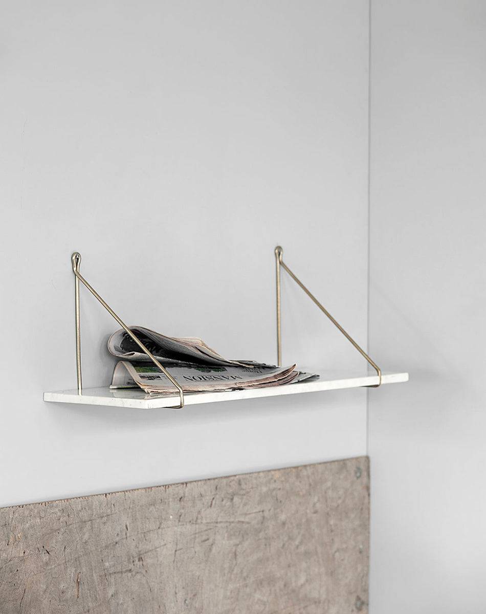 Marble Shelf with Brackets