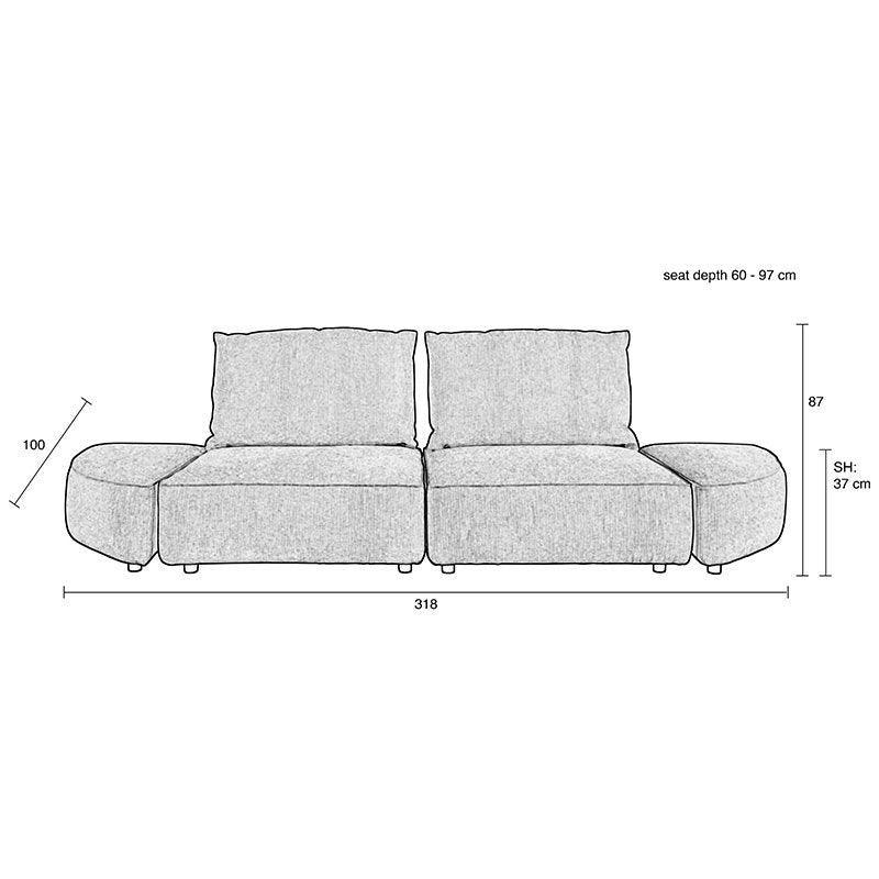Hunter 3 Seater Sofa - WOO .Design