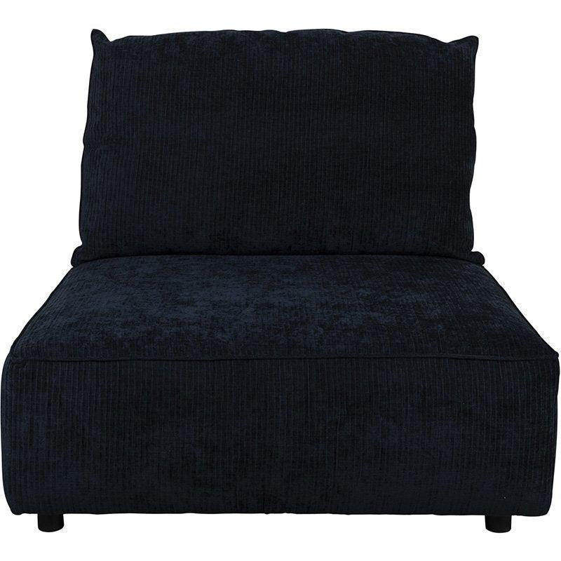 Hunter Navy with Back 1.5 Seater Element Sofa - WOO .Design