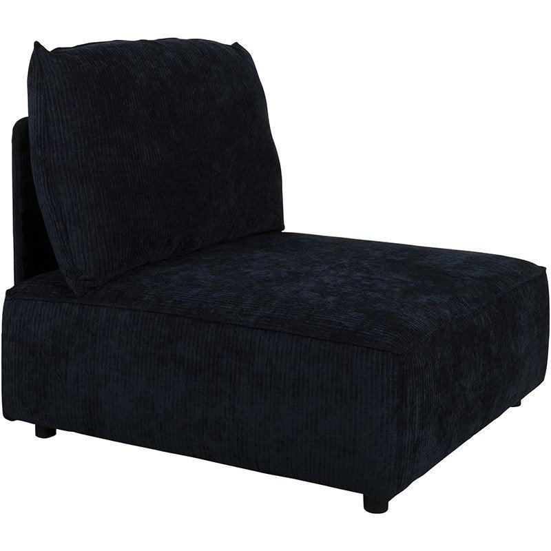 Hunter Navy with Back 1.5 Seater Element Sofa - WOO .Design