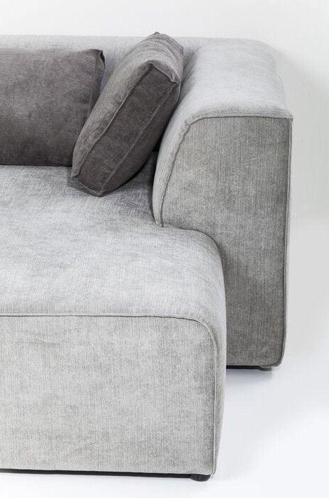 Infinity Ottomane Grey Corner Sofa - WOO .Design