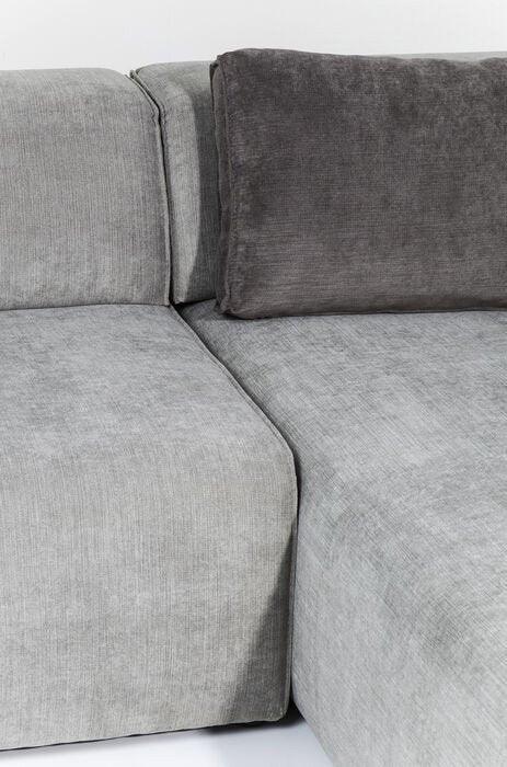 Infinity Ottomane Grey Corner Sofa - WOO .Design